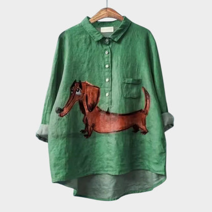 Piper | Sophisticated Animal Print Blouse