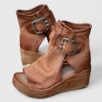 Quinn | Orthopedic High Ankle Wedge Sandals