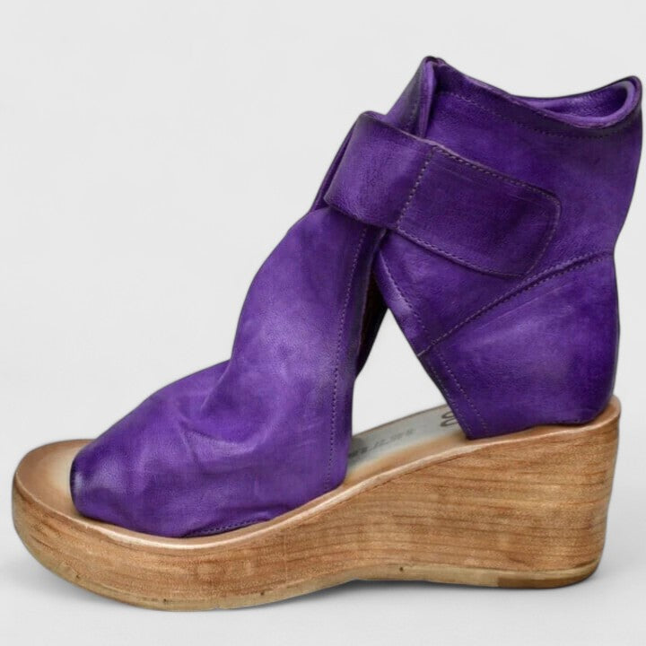 Quinn | Orthopedic High Ankle Wedge Sandals