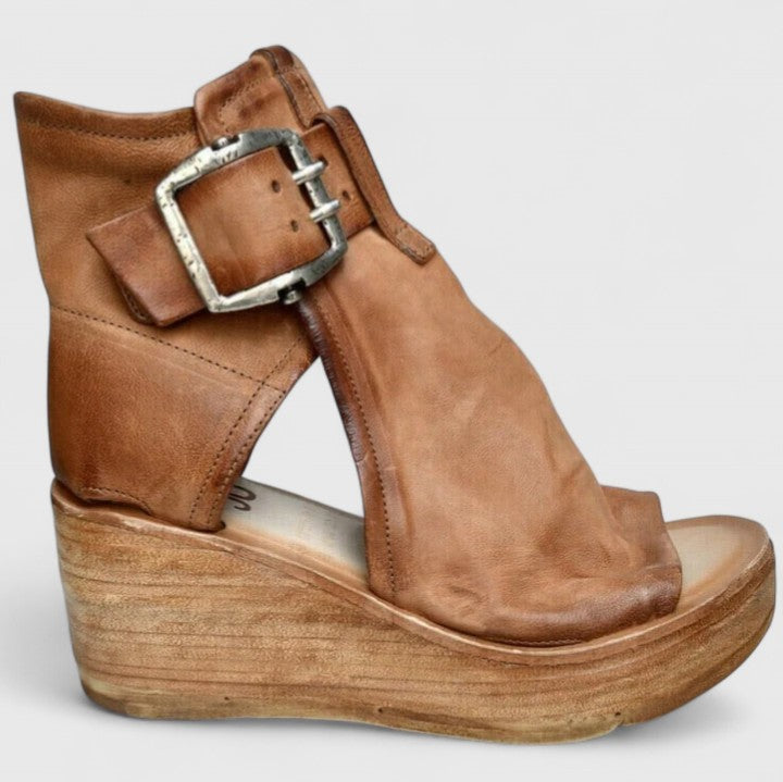 Quinn | Orthopedic High Ankle Wedge Sandals