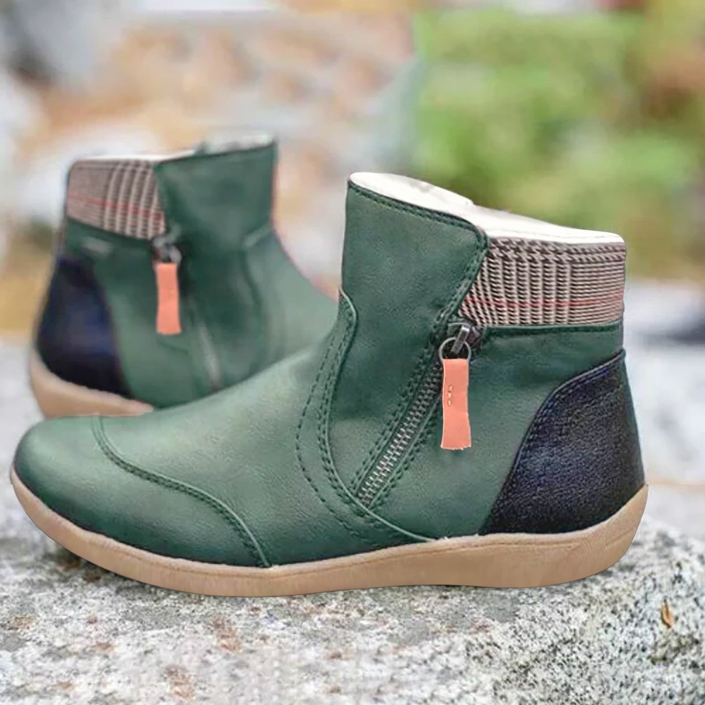 Quinn | Waterproof Ankle Boots With Zipper