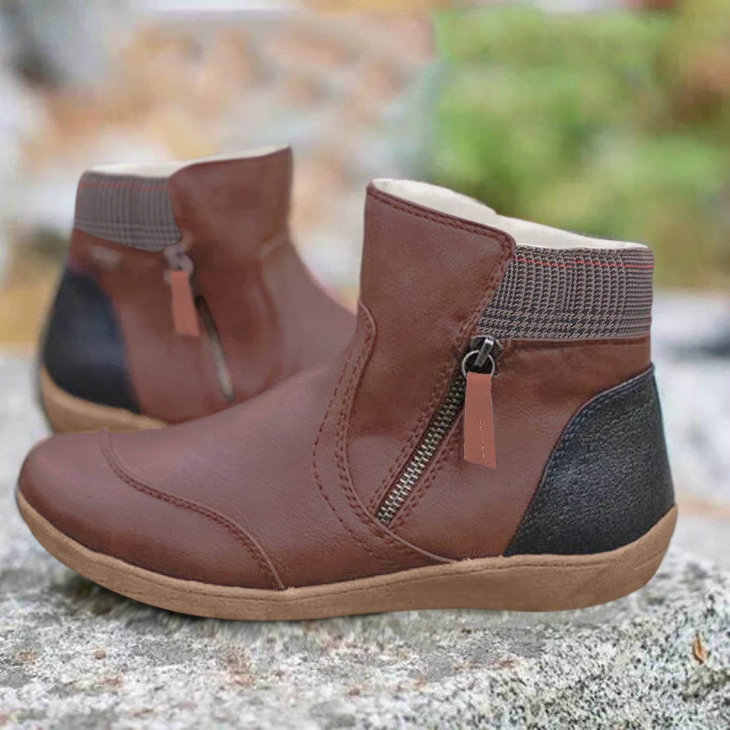 Quinn | Waterproof Ankle Boots With Zipper
