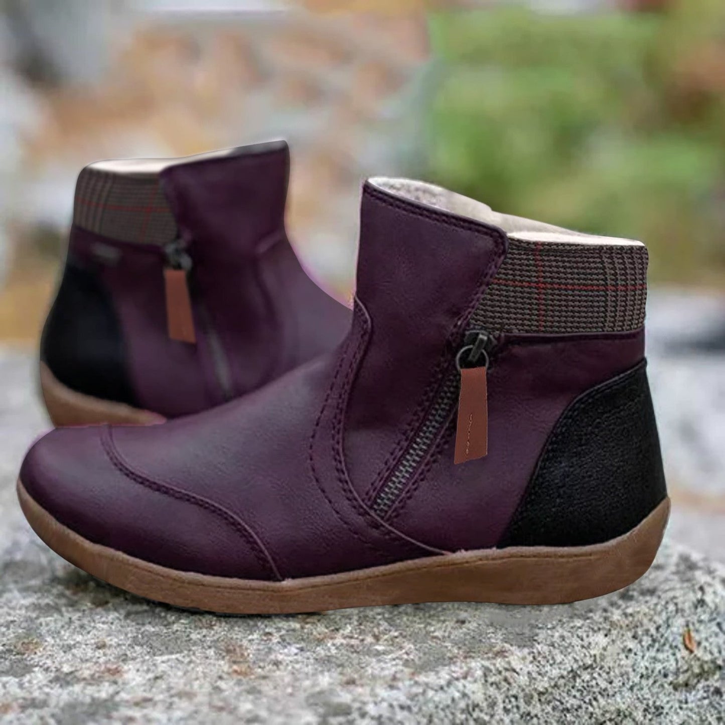 Quinn | Waterproof Ankle Boots With Zipper