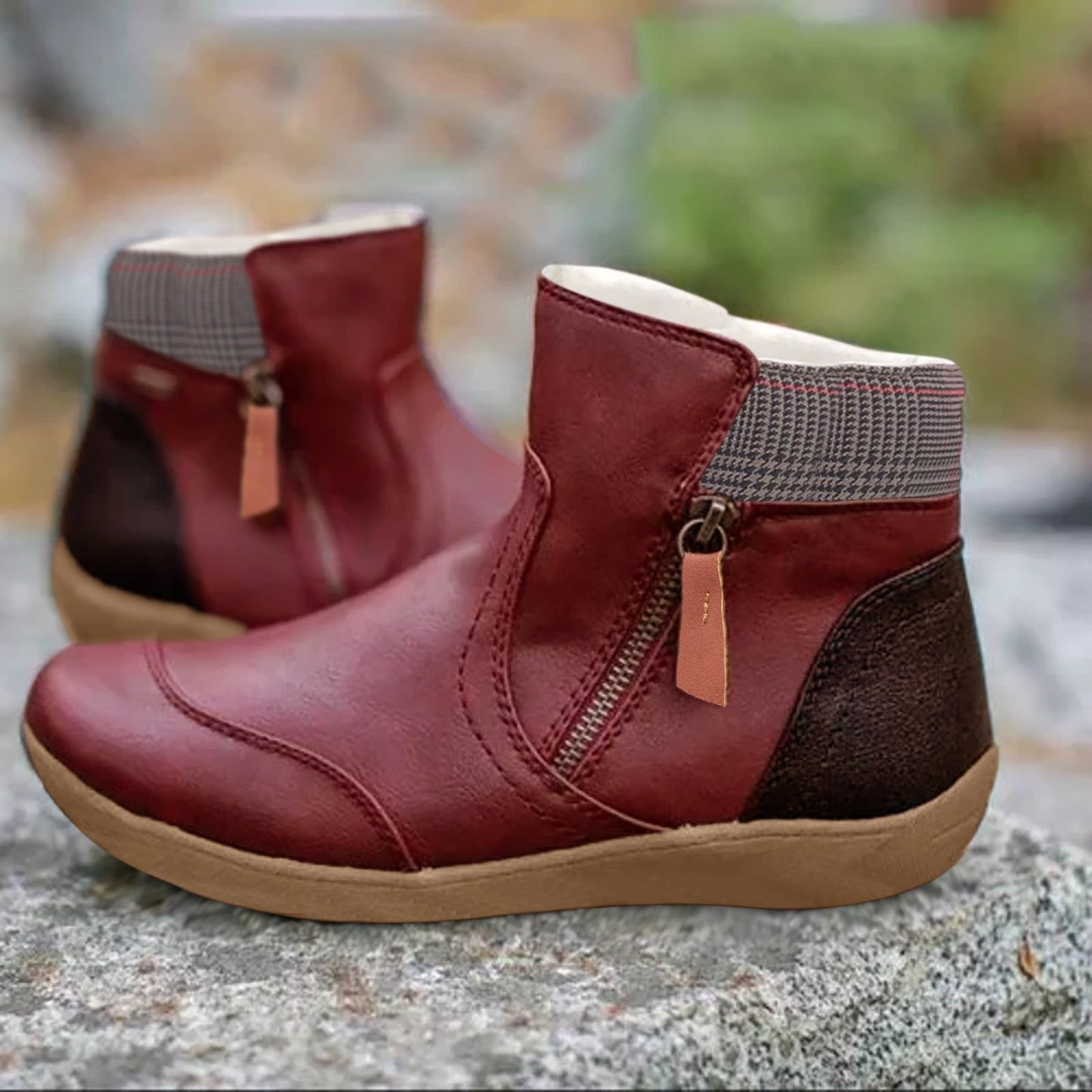 Quinn | Waterproof Ankle Boots With Zipper