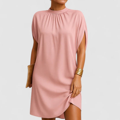 Skylar | Elegant Mock Neck Mini Dress