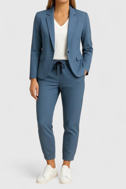 Reagan | Casual Blazer and Jogger Pants Coord Set