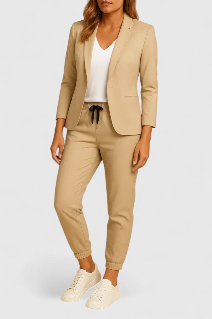 Reagan | Casual Blazer and Jogger Pants Coord Set