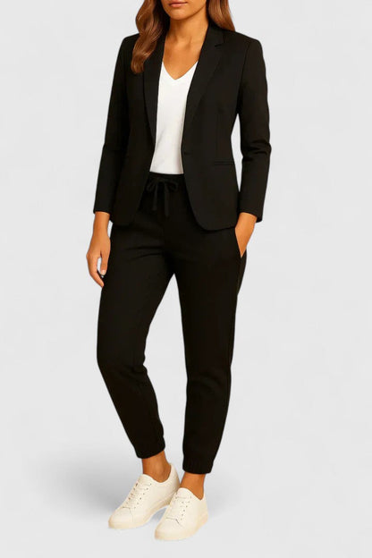 Reagan | Casual Blazer and Jogger Pants Coord Set