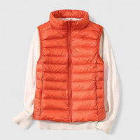 Reagan | Lightweight Quilted Zip Front Puffer Vest