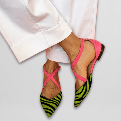 Reagan | Strappy Ballet Summer Flats