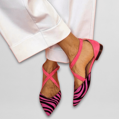 Reagan | Strappy Ballet Summer Flats