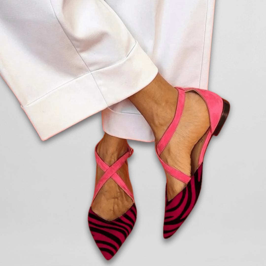 Reagan | Strappy Ballet Summer Flats