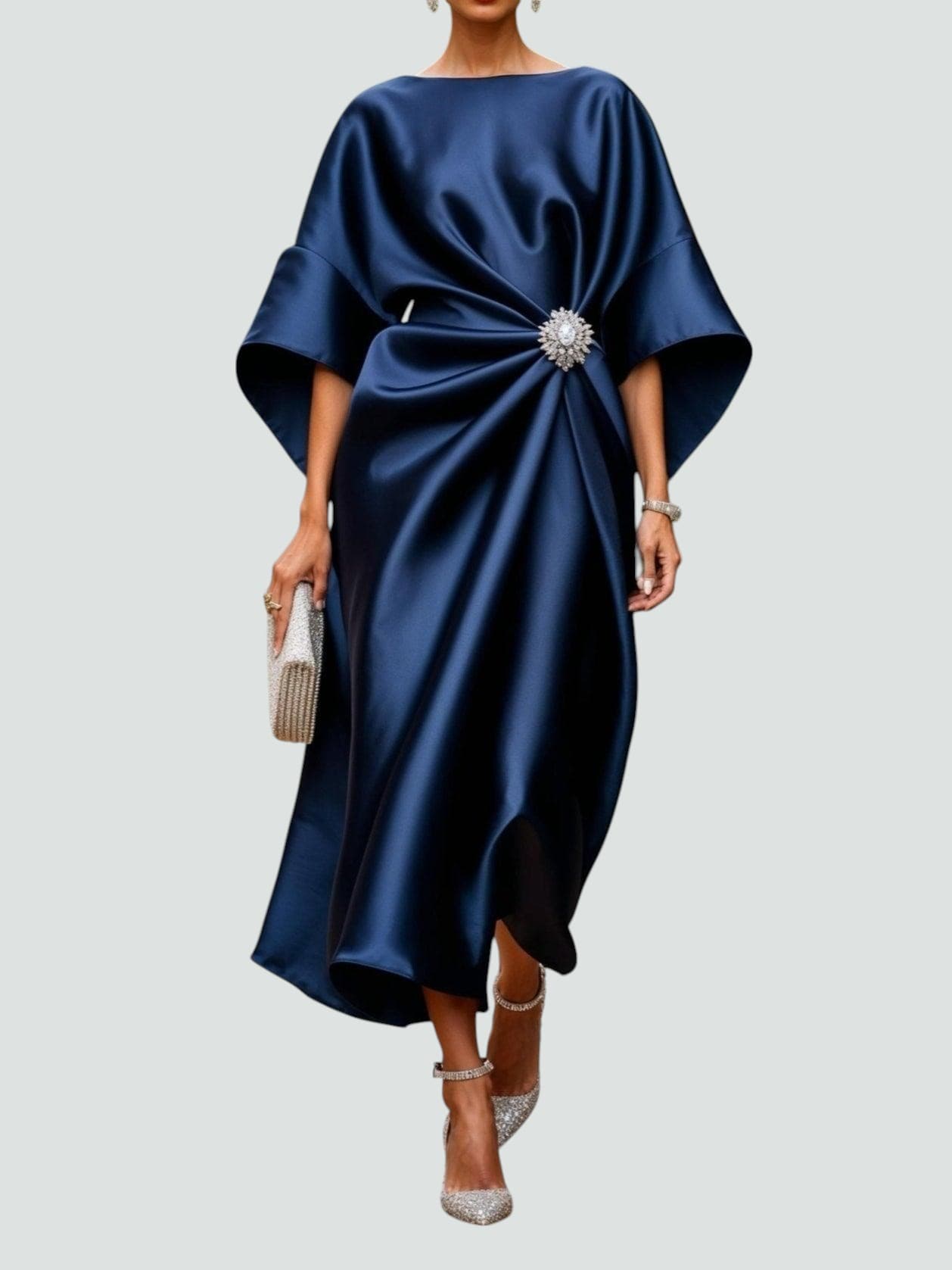 Renee | Elegant Formal Midi Dress