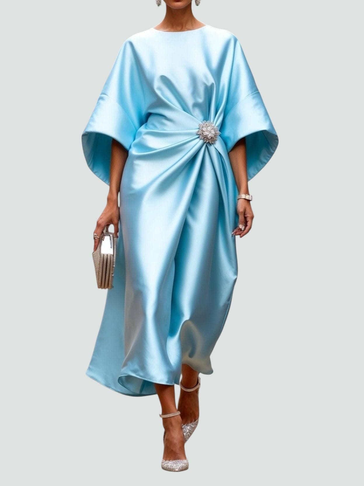 Renee | Elegant Formal Midi Dress
