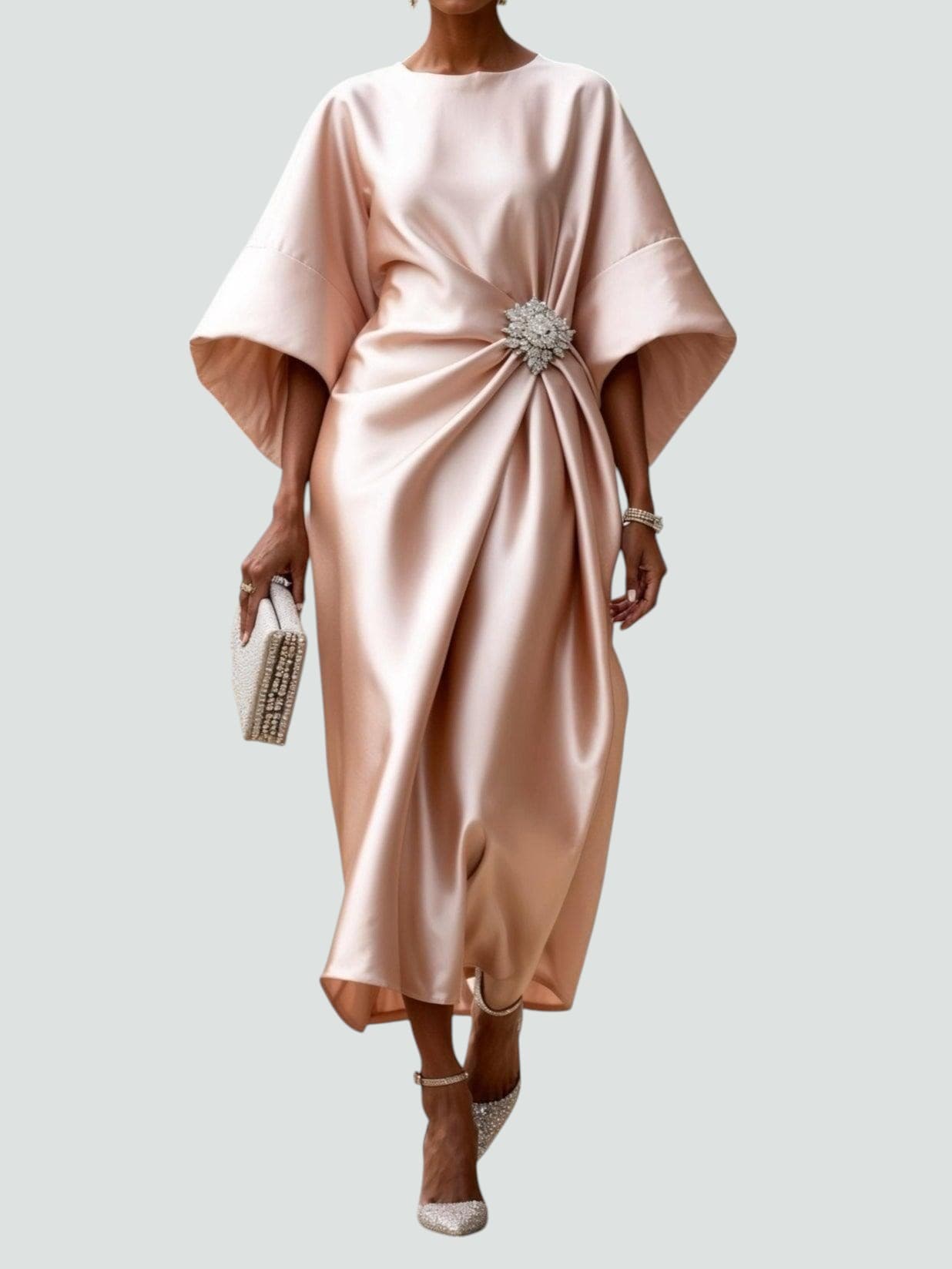 Renee | Elegant Formal Midi Dress