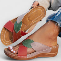 Ruby | Orthopedic Wedge Mule Sandals