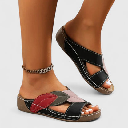 Ruby | Orthopedic Wedge Mule Sandals