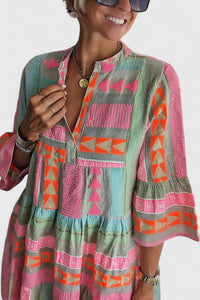 Iris | Printed Summer Mini Dress