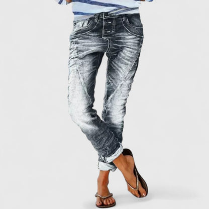 Jade | Stylish Tapered Ankle Jeans Pants