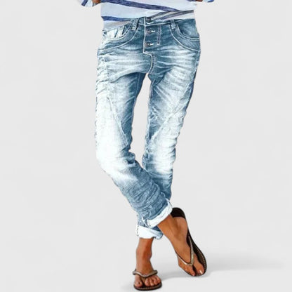 Jade | Stylish Tapered Ankle Jeans Pants