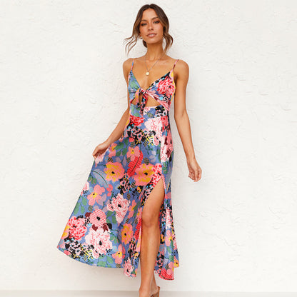 Lacey | Floral Printed Maxi Wedding Guest Dress
