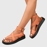 Sadie | Orthopedic Platform Buckle Sandals