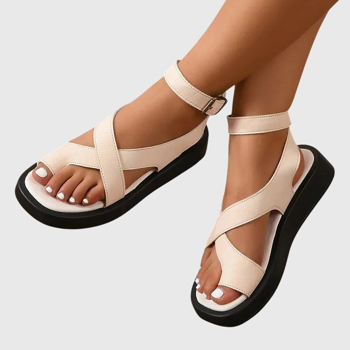Sadie | Orthopedic Platform Buckle Sandals