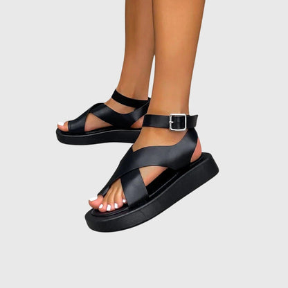 Sadie | Orthopedic Platform Buckle Sandals