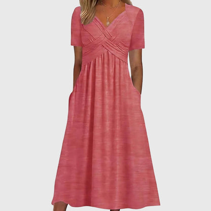 Sandra | Elegant Fitted Midi Dress