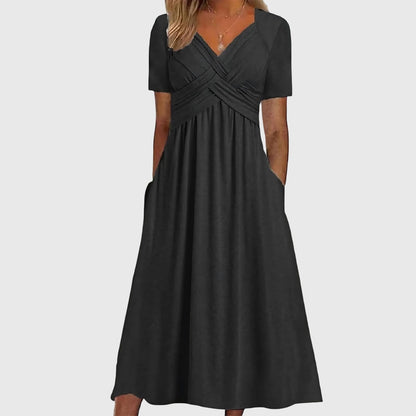 Sandra | Elegant Fitted Midi Dress