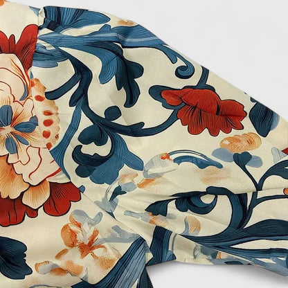 Savannah | Floral Collar Oversized Blouse