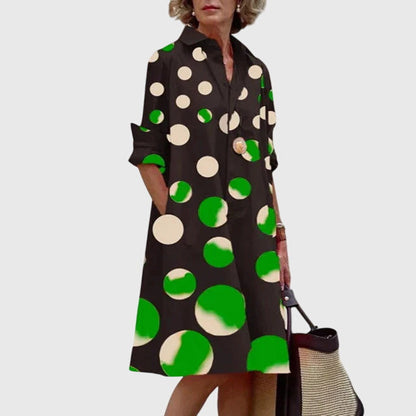 Savannah | Relaxed Flowing Casual Midi Dress With Pockets