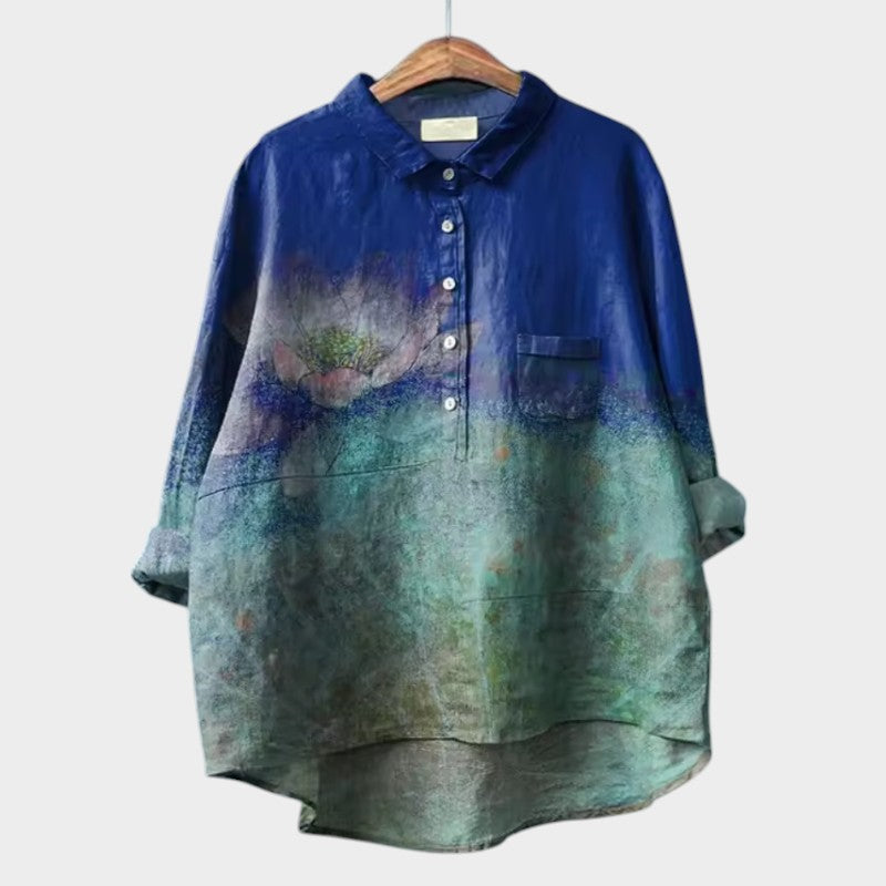 Eleanor | Floral Nature Print Blouse