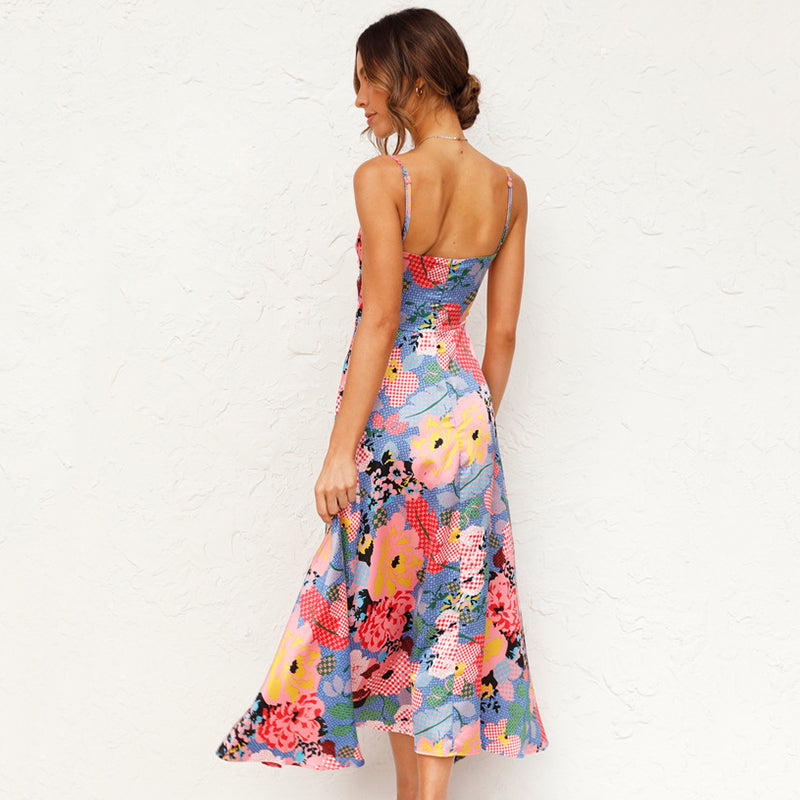 Lacey | Floral Printed Maxi Wedding Guest Dress