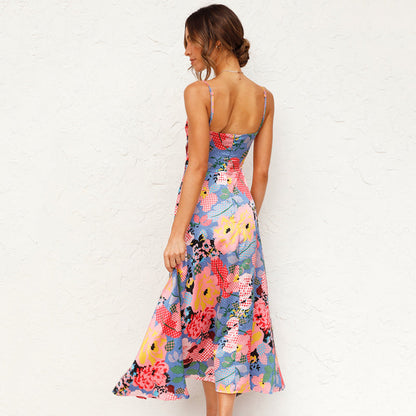Lacey | Floral Printed Maxi Wedding Guest Dress
