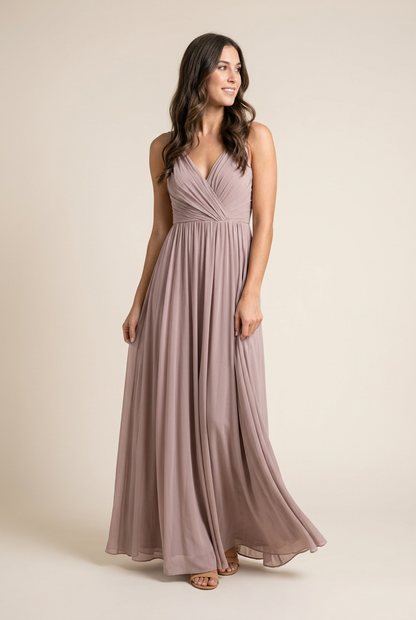 Sophia | Elegant Flowing Wedding Guest Dress