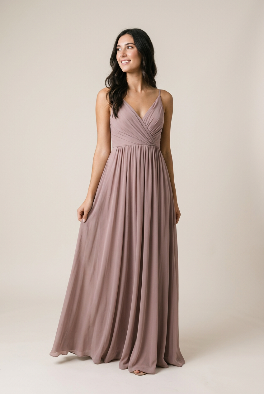 Sophia | Elegant Flowing Wedding Guest Dress