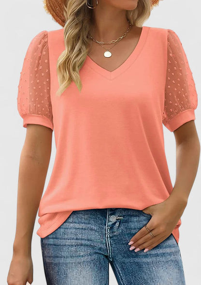Stella | Elegant V-Neck Top Shirt