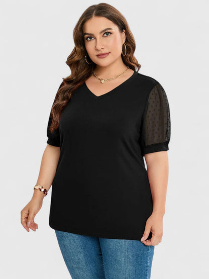 Stella | Elegant V-Neck Top Shirt