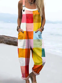 Sunny | Colourful Dungaree Jumpsuit