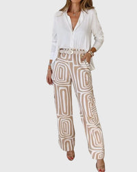 Sydney | Elegant Casual Top and Pants Matching Set