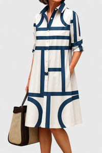 Sydney | Sophisticated Modern Midi Dress