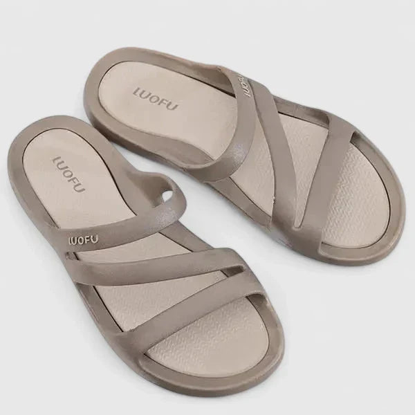 Tara | Orthopedic Flat Slide Sandals
