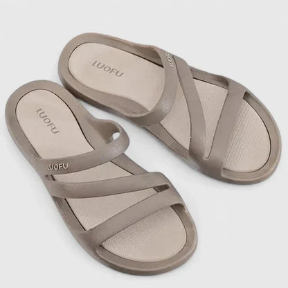 Tara | Orthopedic Flat Slide Sandals