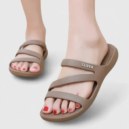 Tara | Orthopedic Flat Slide Sandals
