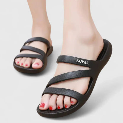 Tara | Orthopedic Flat Slide Sandals