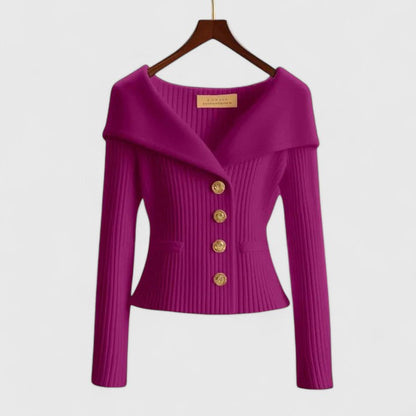 Victoria | Elegant Cardigan With Buttons