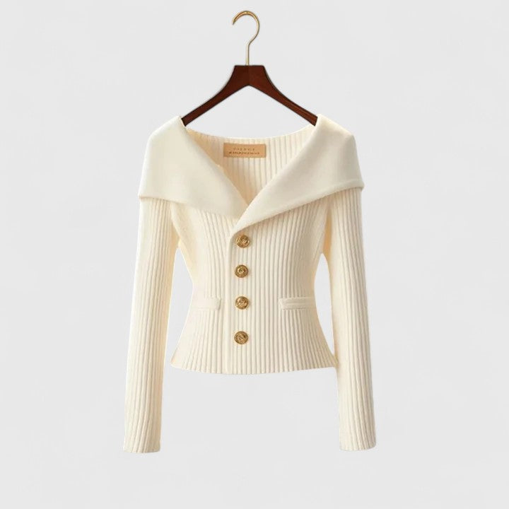 Victoria | Elegant Cardigan With Buttons
