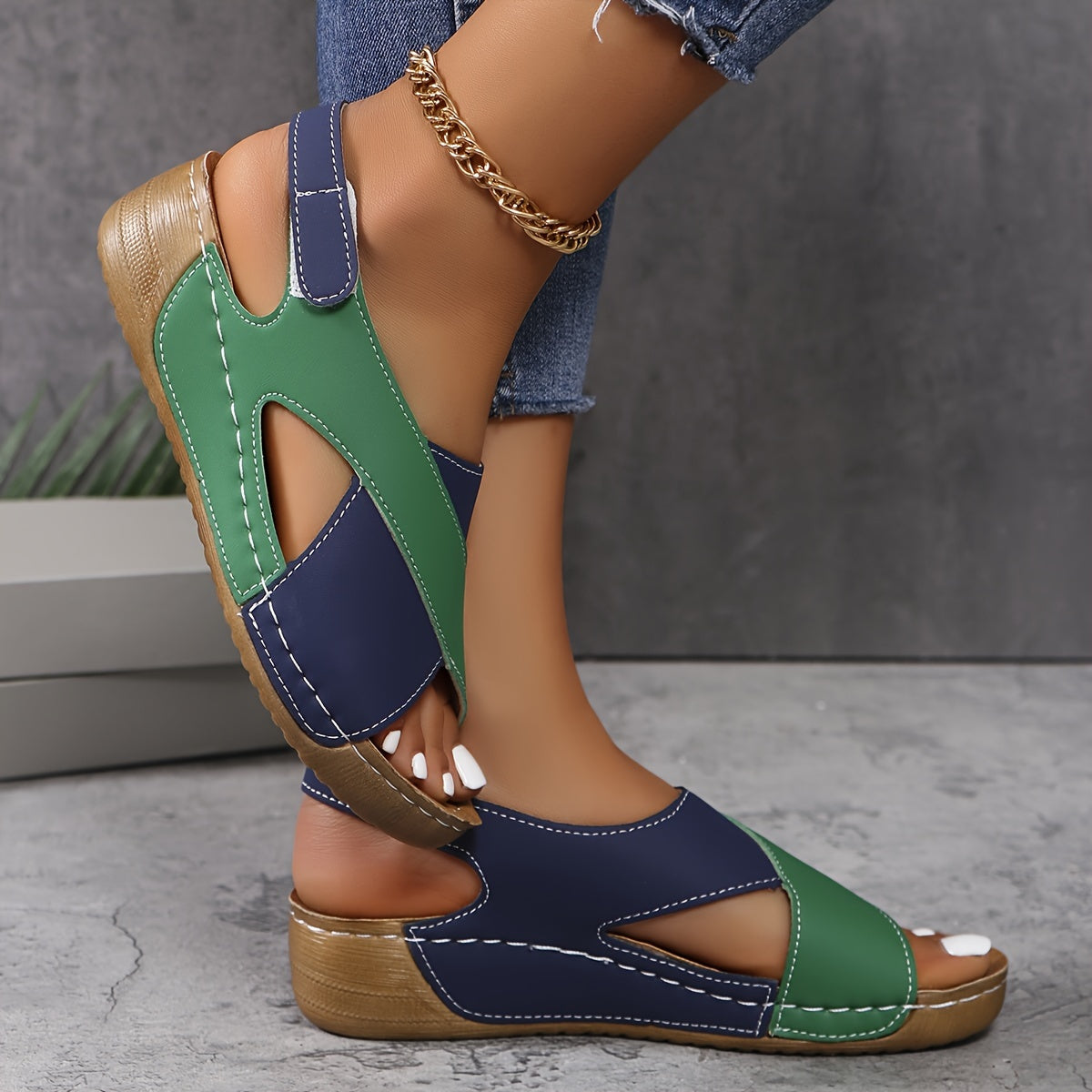 Violet | Orthopedic Wedge Sandals