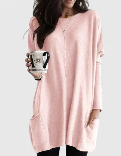Sadie | Tunic Sweater With Pockets